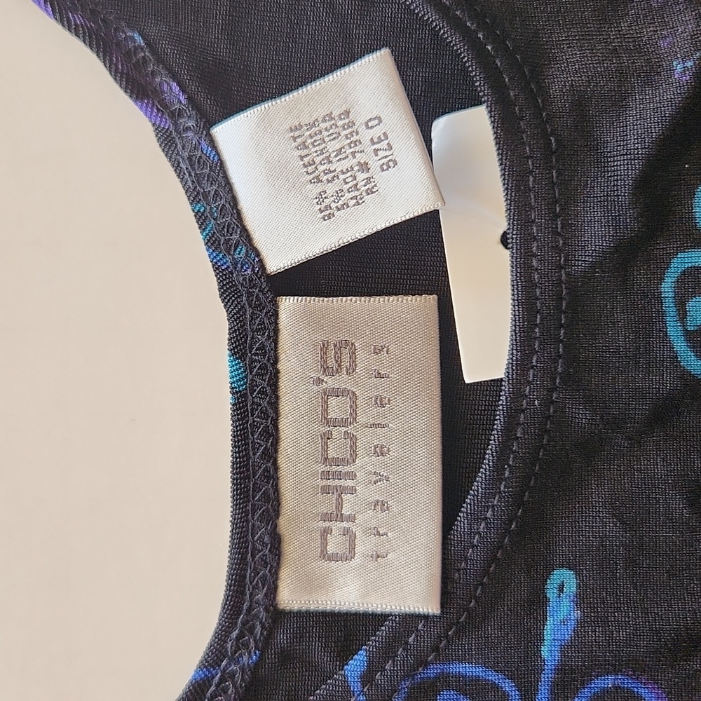 Chico's Multicolored Tank Top Size 0 - Picture 3 of 6